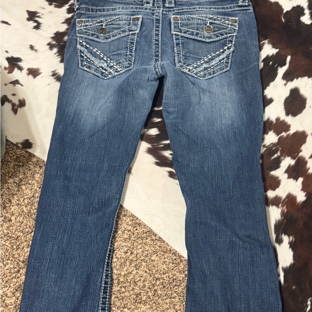 BKE Women's Boot Cut Jeans in Classic Blue